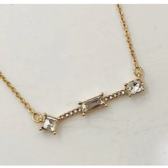 NWT Vince Camuto multi stone necklace gold - Picture 12 of 12